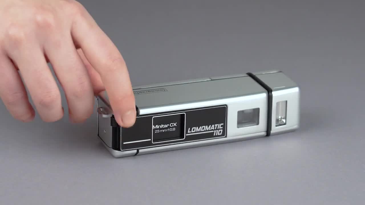 Lomomatic 110 Camera & Flash Zebra Crossing – Lomography