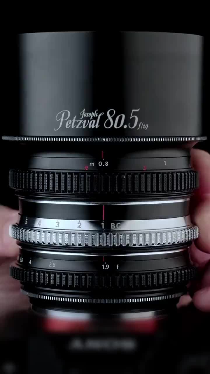 Joseph Petzval 80.5 f/1.9 Focus-coupled Bokeh Control Art Lens